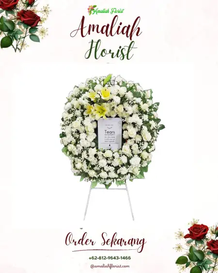 Krans Bunga Duka loa bakung